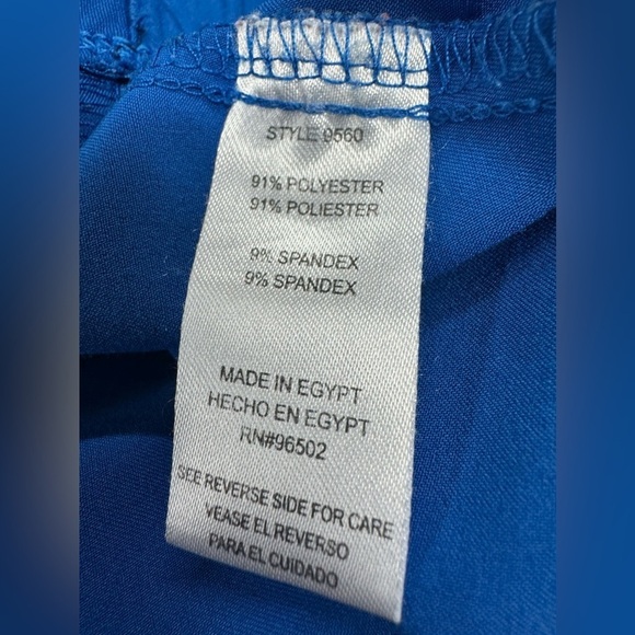 HH Works by Healing Hands Women's Rebecca Drawstring Flare Scrub Pant - Picture 6 of 6